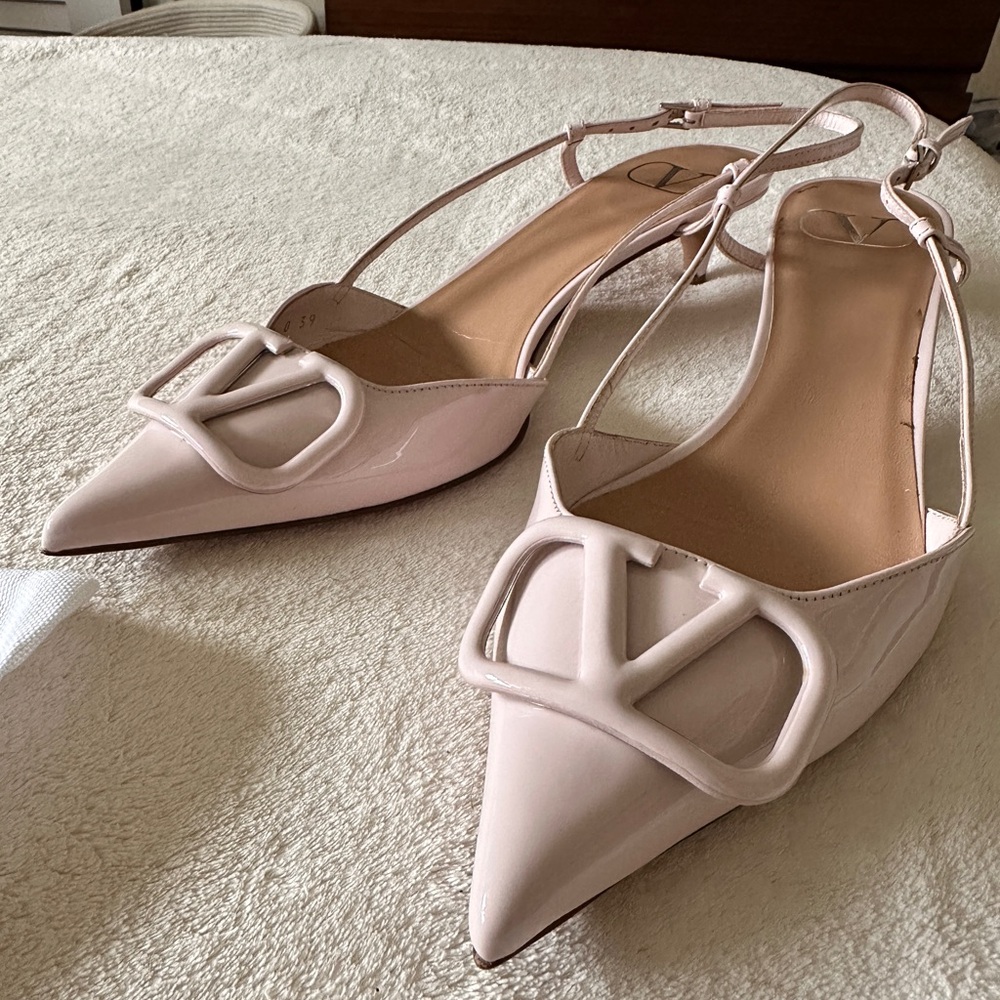 Valentino Pink Slingback Pumps